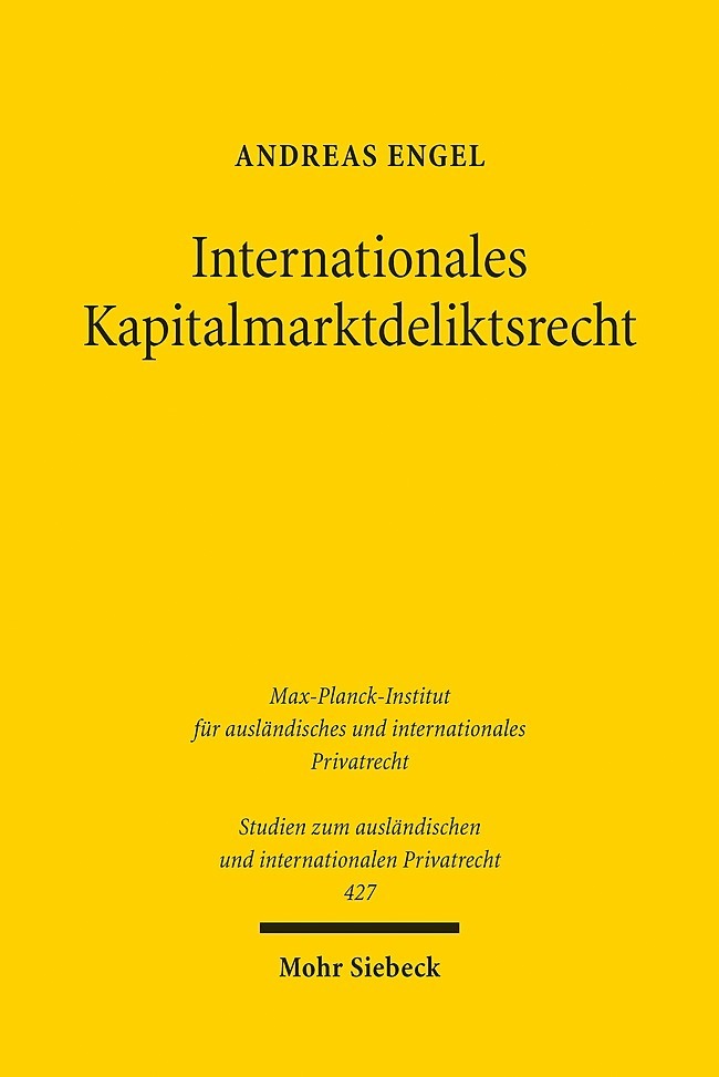 Internationales Kapitalmarktdeliktsrecht main product photo