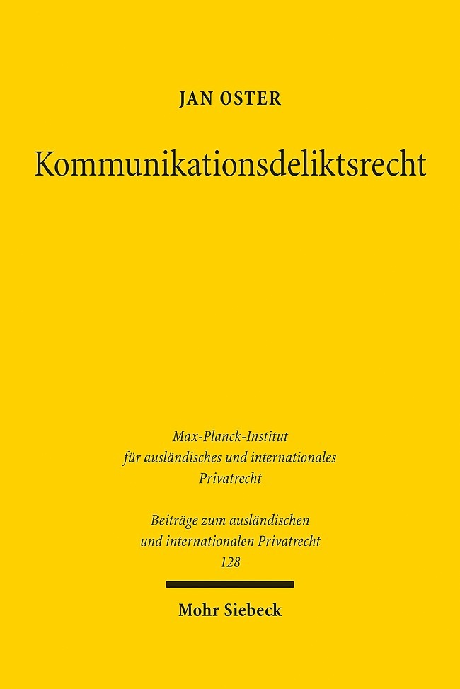 Kommunikationsdeliktsrecht main product photo
