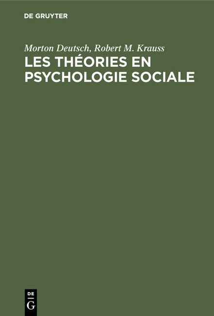 Les théories en psychologie sociale main product photo