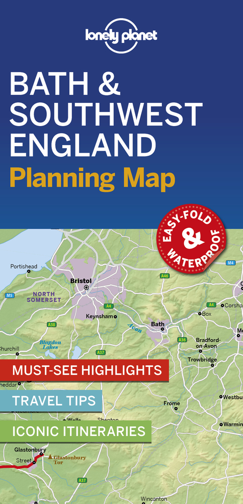 Lonely Planet Bath & Southwest England Planning Map main product photo