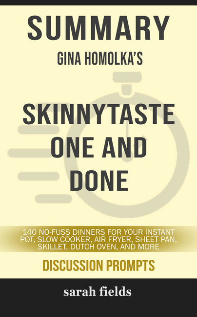 Summary: Gina Homolka's Skinnytaste One and Done main product photo