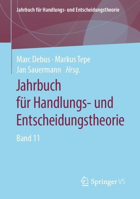 Jahrbuch für Handlungs- und Entscheidungstheorie main product photo