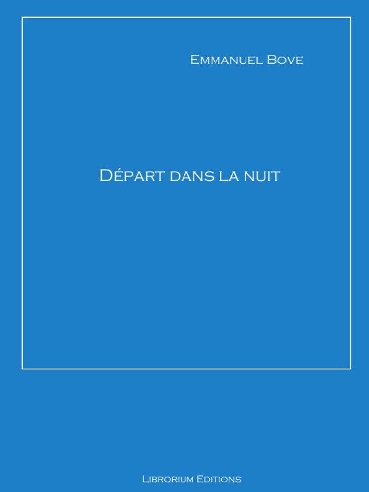 Départ dans la nuit main product photo