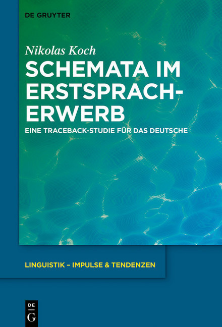 Schemata im Erstspracherwerb main product photo