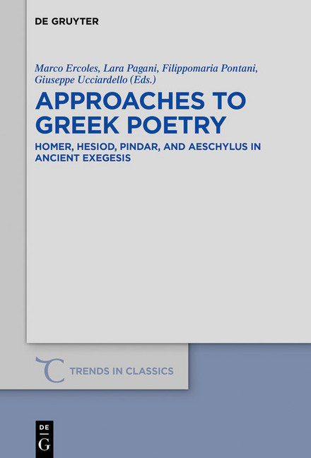Approaches to Greek Poetry main product photo