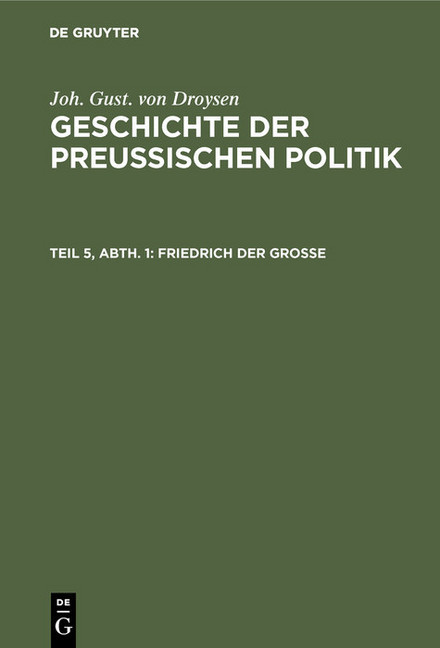 Friedrich der Große main product photo