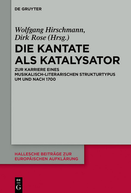Die Kantate als Katalysator main product photo