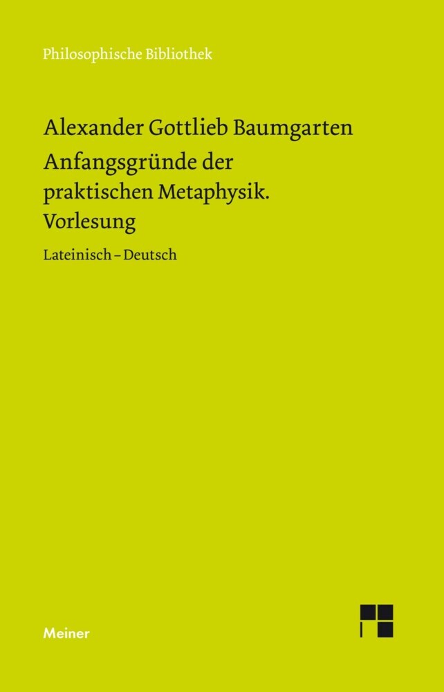 Anfangsgründe der praktischen Metaphysik main product photo