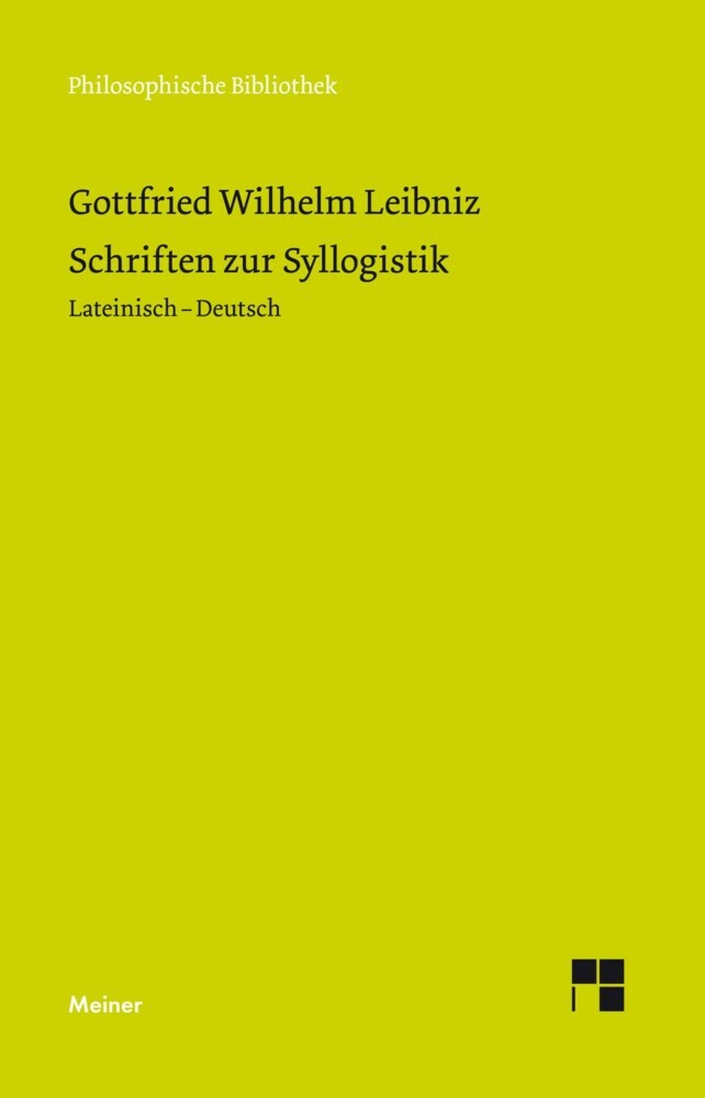 Schriften zur Syllogistik main product photo