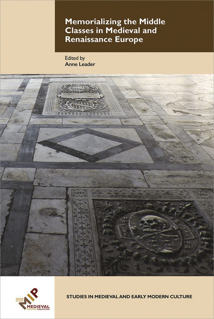 Memorializing the Middle Classes in Medieval and Renaissance Europe main product photo