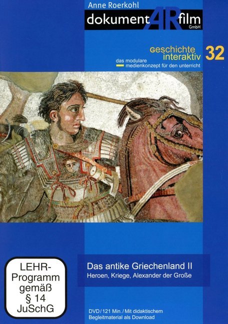 Das antike Griechenland II - Heroen, Kriege, Alexander der Große, DVD main product photo