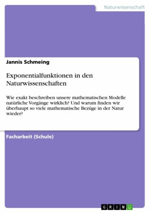 Exponentialfunktionen in den Naturwissenschaften