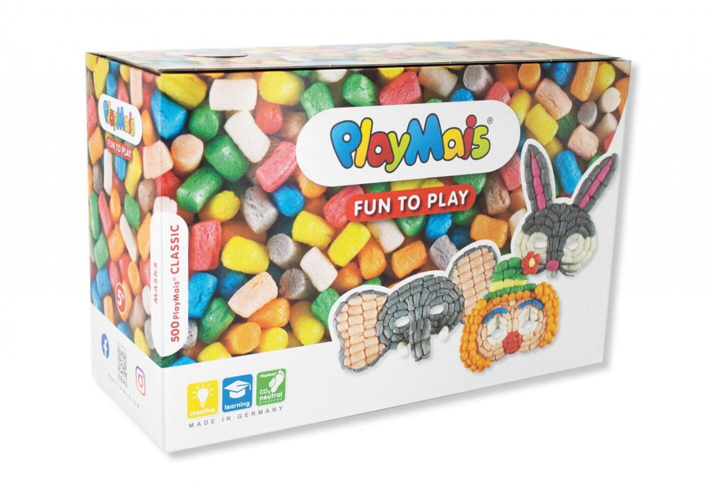 PlayMais® Classic FUN TO PLAY MASKS main product photo