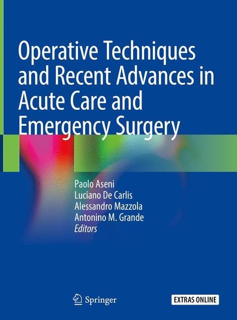 Operative Techniques and Recent Advances in Acute Care and Emergency Surgery main product photo