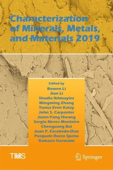 Characterization of Minerals, Metals, and Materials 2019 main product photo