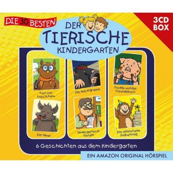 Der tierische Kindergarten. Vol.1, 3 Audio-CD