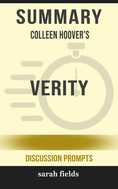 Summary: Colleen Hoover's Verity main product photo
