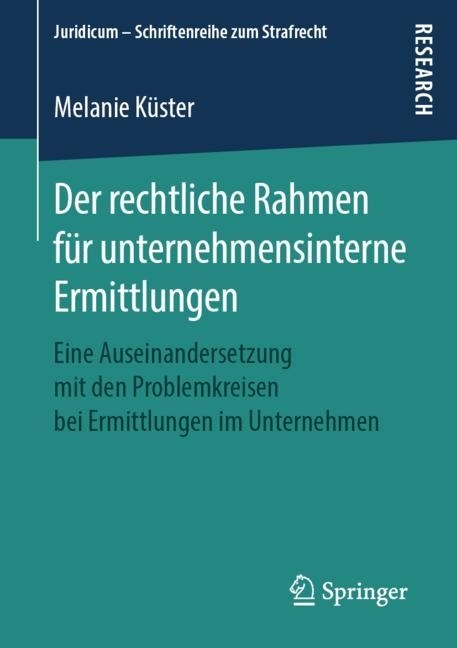 Der rechtliche Rahmen für unternehmensinterne Ermittlungen main product photo