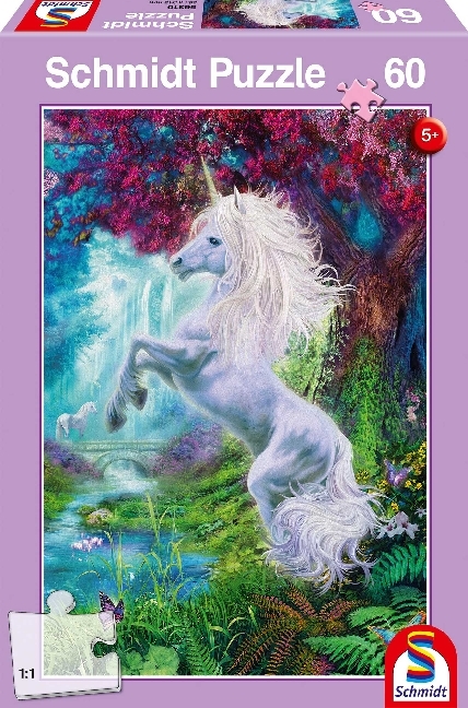 Einhorn im verzauberten Garten (Kinderpuzzle) main product photo