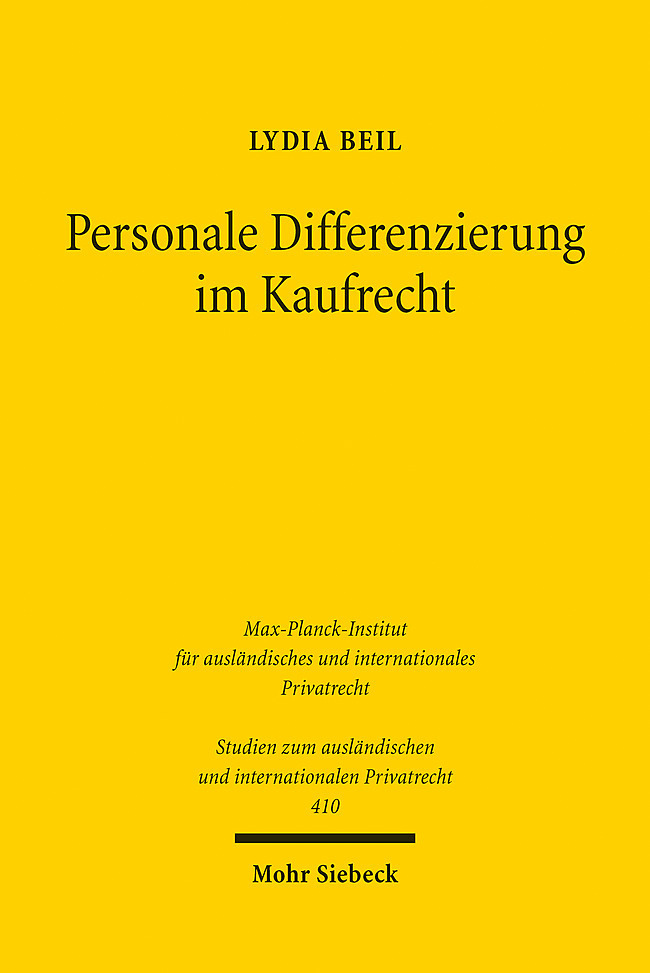 Personale Differenzierung im Kaufrecht main product photo