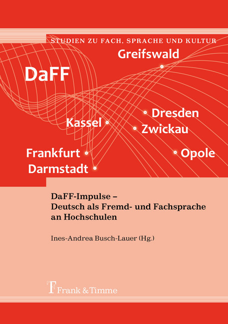 DaFF-Impulse - Deutsch als Fremd- und Fachsprache an Hochschulen main product photo