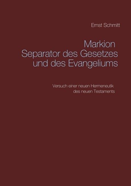 Markion Separator des Gesetzes und des Evangeliums main product photo