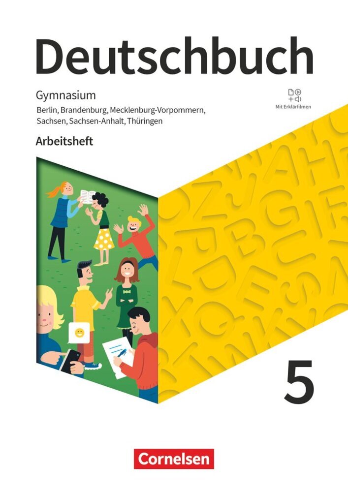Deutschbuch Gymnasium - Berlin, Brandenburg, Mecklenburg-Vorpommern, Sachsen, Sachsen-Anhalt und Thüringen - Ausgabe 2019 - 5. Schuljahr main product photo