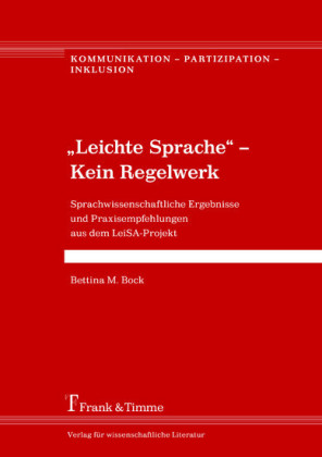 'Leichte Sprache' - Kein Regelwerk