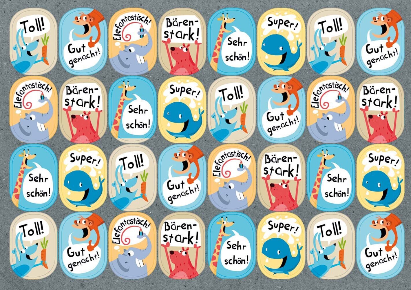 Belobigungssticker: Tiere main product photo