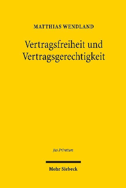 Vertragsfreiheit und Vertragsgerechtigkeit main product photo