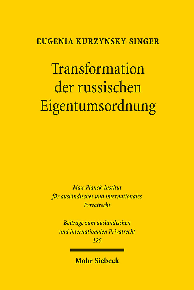Transformation der russischen Eigentumsordnung main product photo