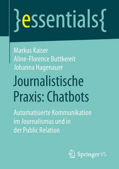 Journalistische Praxis: Chatbots main product photo