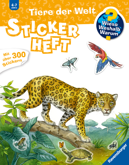 Wieso? Weshalb? Warum? Stickerheft - Tiere der Welt main product photo