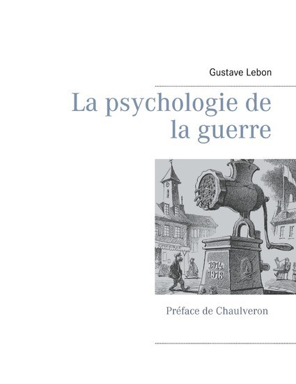 La psychologie de la guerre main product photo