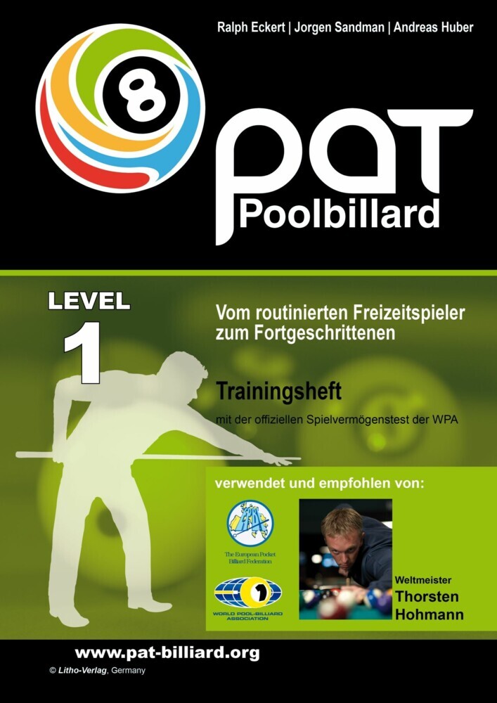 PAT Pool Billard Trainingsheft Stufe 1 main product photo