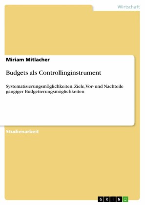 Budgets als Controllinginstrument