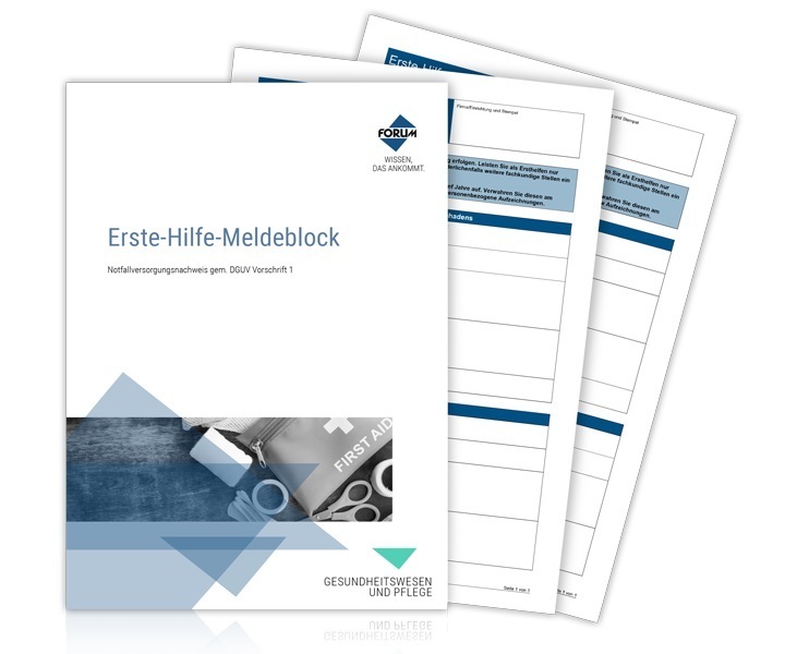 Erste-Hilfe-Meldeblock main product photo