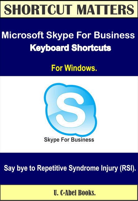 Microsoft Skype For Business 2016 Keyboard Shortcuts for Windows main product photo