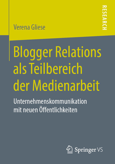 Blogger Relations als Teilbereich der Medienarbeit main product photo