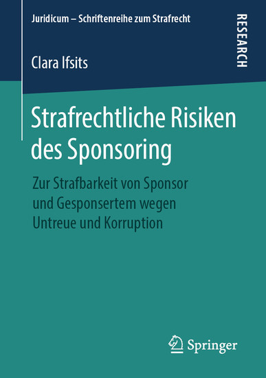 Strafrechtliche Risiken des Sponsoring main product photo