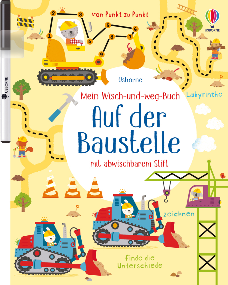 Mein Wisch-und-weg-Buch - Auf der Baustelle main product photo