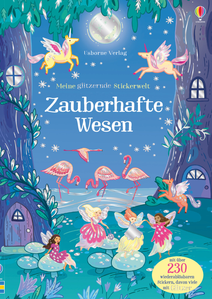 Meine glitzernde Stickerwelt: Zauberhafte Wesen main product photo