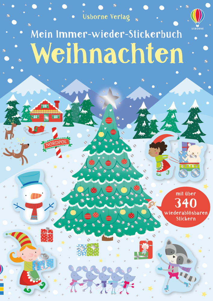 Mein Immer-wieder-Stickerbuch: Weihnachten main product photo
