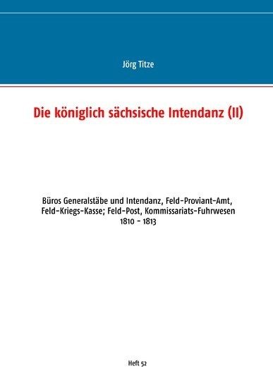 Die königlich sächsische Intendanz main product photo