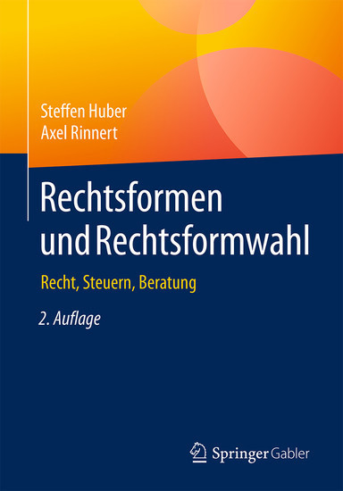 Rechtsformen und Rechtsformwahl main product photo