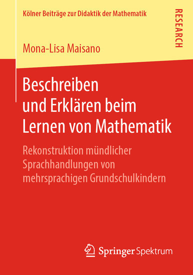 Beschreiben und Erklären beim Lernen von Mathematik main product photo