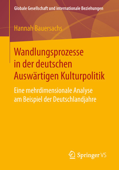 Wandlungsprozesse in der deutschen Auswärtigen Kulturpolitik main product photo