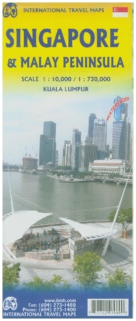 Singapore & Malay Peninsula Map main product photo