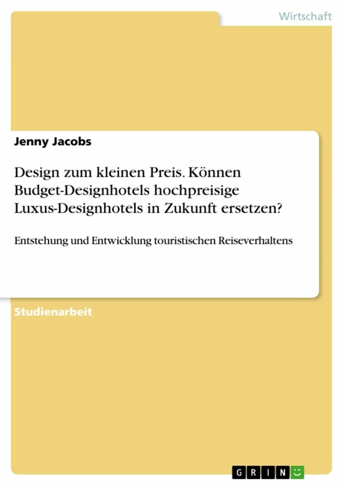 Design zum kleinen Preis. Können Budget-Designhotels hochpreisige Luxus-Designhotels in Zukunft ersetzen? main product photo