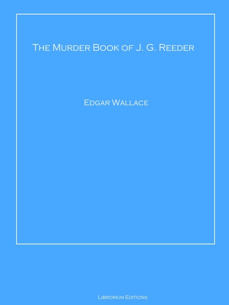 The Murder Book of J. G. Reeder main product photo